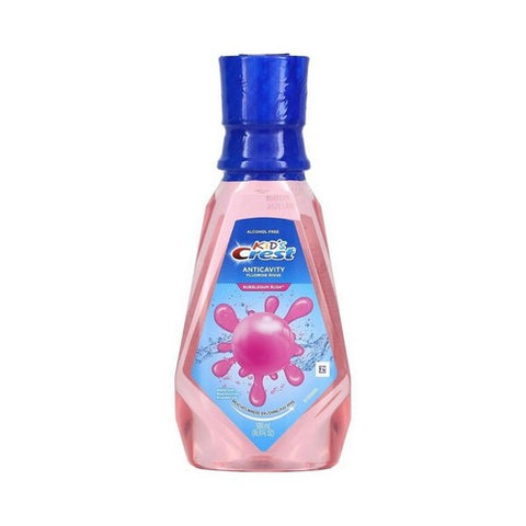 Kids Anticavity Fluoride Rinse Bubblegum Rush 500 Ml by Crest