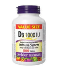 Vitamin D3 500 Tabs by Webber Naturals