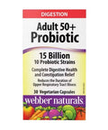 Probiotic Adult 50 Plus 30 Caps by Webber Naturals