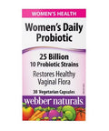 Probiotic Women’s Daily 30 Veg Caps by Webber Naturals