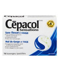 Sensations Sore Throat And Cough Lozenges 16 Count by Cepacol