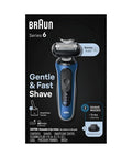 Series 6-6172cc Rechargeable Wet And Dry Shaver Plus Smart Care Center 1 Count by Braun