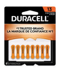 1.4 Volt Zinc Air Hearing Aid Batteries Size 13 DA13B8 8 Count by Duracell