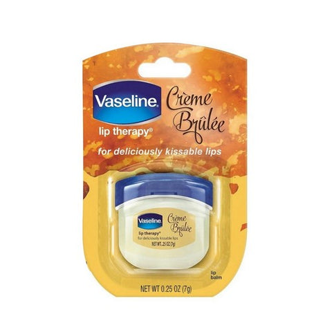 Lip Therapy Lip Balm Creme Brulee Yellow 0.25 Oz by Vaseline