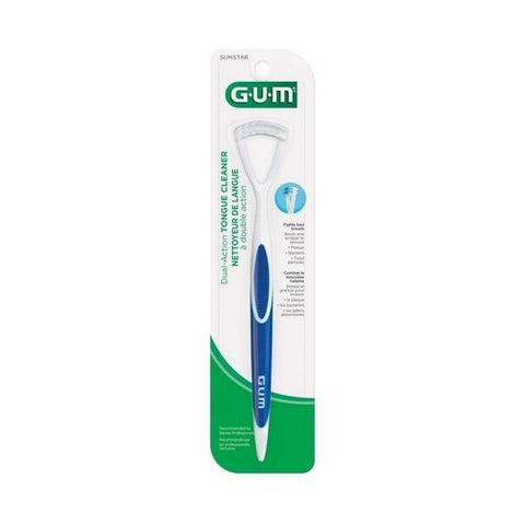 Dual Action Tongue Cleaner Colors May Vary 1 Count by Gum