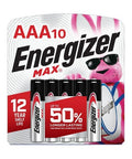 Max AAA Alkaline Batteries 10 Count / 1 pack by Energizer