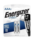 Ultimate Lithium AAA2 Batteries 2 Count / 1 Pack by Energizer