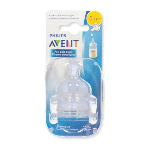 Anti Colic Nipple Clear Newborn 1 Pack / 31 Count by Philips Avent