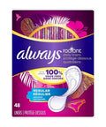 Radiant Pantiliners Regular Unscented 48 Count by Always