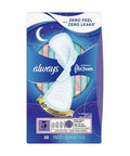Infinity Extra Heavy Absorbency Overnight Sanitary Pads Unscented 30 Count by Metamucil