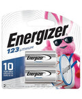 E2 Ultimate Lithium 123 Photo Batteries 2 Count / 1 Pack by Energizer