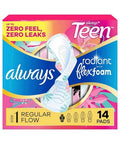 Totally Teen Always Radiant Infinity Pads 14 Count by Metamucil