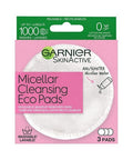 SkinActive Micellar Cleansing Eco Pads Reusable Ultra Soft Microfiber 3 Count by Garnier Fructis