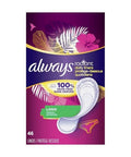 Radiant Daily Liners Long 46 Count by Always