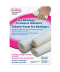 Toe Bandages Tubular Foam 3 Count by Pedifix