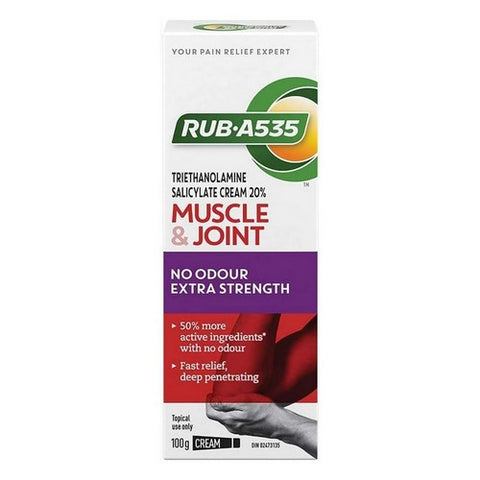 Muscle And Joint Pain Relief Cream 100 Grams by Rub A535
