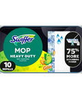 Sweeper Wet Heavy Duty With Gain 10 Count by Swiffer Power