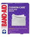 Cushion Care Gauze Pads Medium 10 Count / 1 Pack by Band-Aid