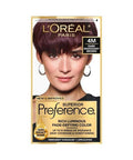 Superior Preference Permanent Hair Color 4M Dark Mahogany Brown 1 Count by L'oreal Paris