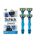 Xtreme 3 Duo Comfort Skin Disposable Razors 4 Count by Schick