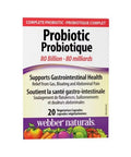Probiotic 20 Veg Caps by Webber Naturals
