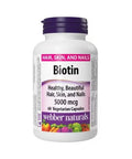 Biotin 60 Veg Caps by Webber Naturals