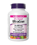 UltraCran Ultra Strength Cranberry 100 Veg Caps by Webber Naturals