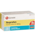 Ibuprofen 120 Caps by Biomedic