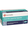 Liqui Gel Ibuprofen 72 Caps by Biomedic