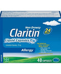 Allergy Medicine Liquid Fast Acting 24 Hour 40 Caps by Claritin