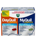 Dayquil And Nyquil Complete Cough Cold And Flu Relief 24 Caps by Vicks