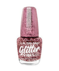 Glitter Vibes Polish Pink Bling 0.44 Oz by L.A. Colors