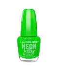 Neon Jelly Polish Electric Lime 0.44 Oz by L.A. Colors