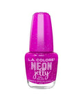 Neon Jelly Polish Purple Shock 0.44 Oz by L.A. Colors