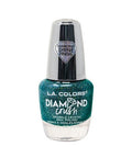Diamond Crush Glitter Nail Polish Aurora Sky Green 0.44 Oz by L.A. Colors