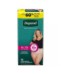 Maximum Absorbency Blush Fresh Protection Female Underwear Extra Large 26 Count (Case Of 2) by Depend