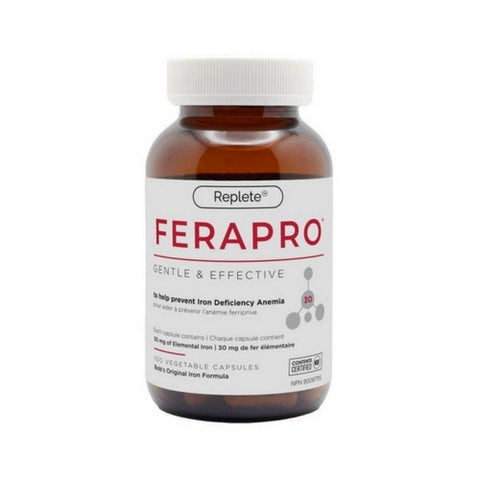 Vegan Iron Supplement 100 Veg Caps by Ferapro