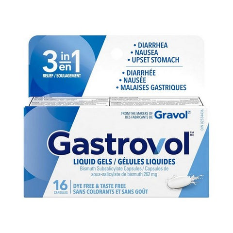 3-In-1 Relief Liquid Gels 16 Caps by Gastrovol