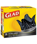 Black Garbage Bags Extra Large 20 Count by Glad