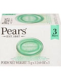 Oil Clear Soap With Lemon Flower Extract Green 75 Grams / 3 Bars by Pears