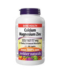 Calcium Magnesium Zinc 100 Tabs by Webber Naturals