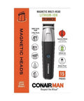 Lithium Ion Magnetic Trimmer Rechargable GMTL50BSC 1 Packet / 15 Pieces by Conair
