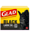 Black Garbage Bags Large 30 Count by Glad