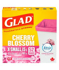 Cherry Blossom Colour And Scent Garbage Bags X-Small 52 Count by Glad
