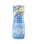 Wholegrain And Rice Cereal Snack Puffs Banana Flavoured 42 Grams by Gerber