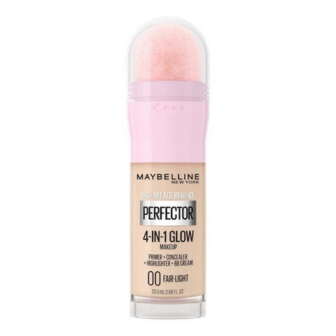 Instant Age Rewind Perfector 4-In-1 Glow Makeup Fair Light 0.68 Oz (Case Of 2) by Maybelline