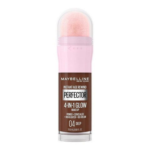 Instant Age Rewind Perfector 4-In-1 Glow Makeup 04 Deep 0.68 Oz (Case Of 2) by Maybelline