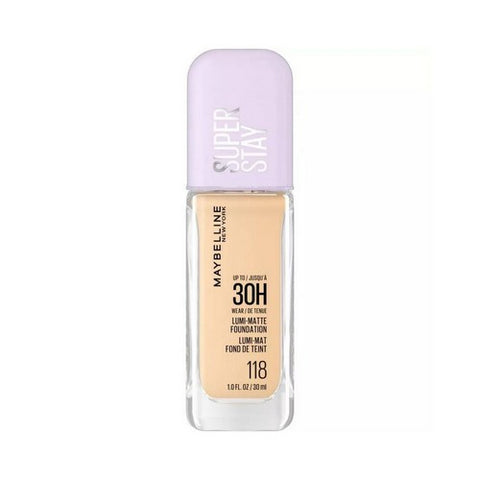 Super Stay Up To 30H Wear Lumi Matte Liquid Foundation 118 1 Oz (Case Of 2) by Maybelline