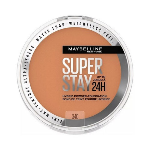Super Stay Matte 24HR Hybrid 340 Pressed Powder Foundation 0.21 Oz (Case Of 2) by Maybelline