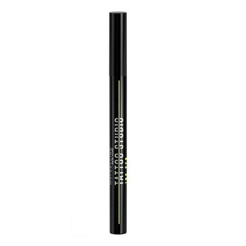 Tattoo Studio Ink Pen Eyeliner Makeup Up To 24 Hours Of Wear Matte Black 0.03 Oz (Case Of 2) by Maybelline